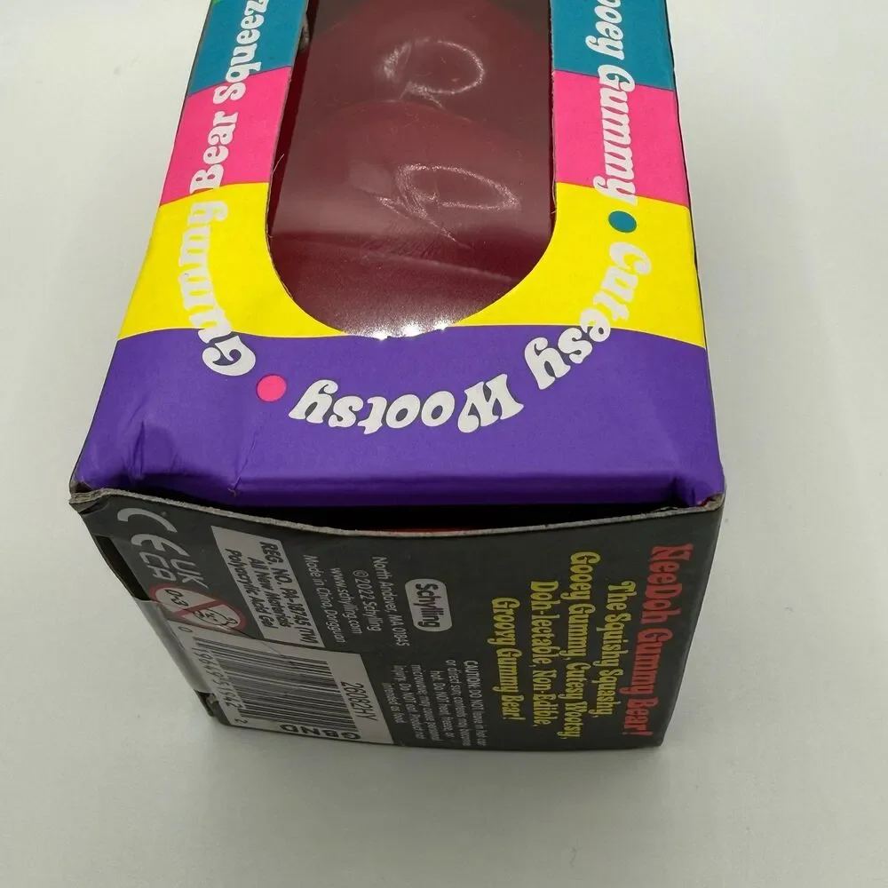 [3 PC] Schylling - NeeDoh Pink Bundle: Gumdrop, Gummy Bear, Nice Cube